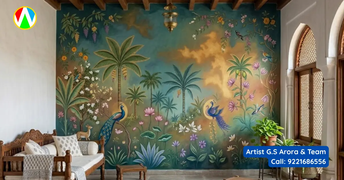 Enchanted Garden in Soft Pastels